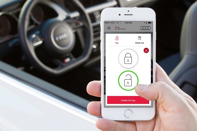 Audi se lance dans la location de voiture à la demande via le mobile