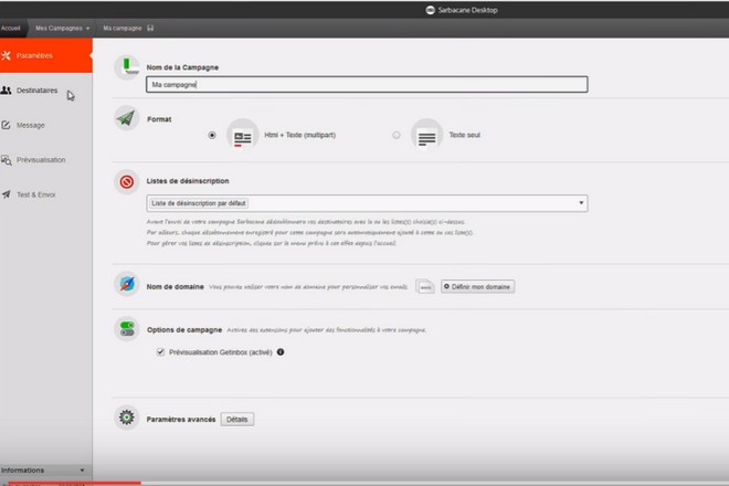 Avis sur Sarbacane : service d’emailing