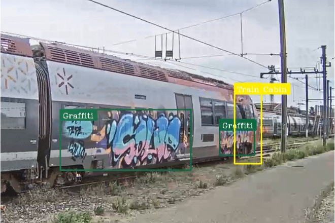 La reconnaissance d’image mobilisée pour détecter des tags sur les trains régionaux