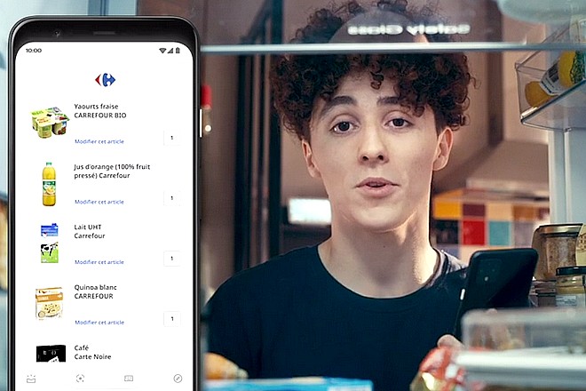 Carrefour propose les achats en e-commerce alimentaire effectués à la voix avec Google