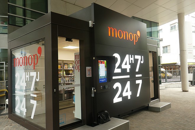 Monoprix prêt à ouvrir son premier point de vente 100% autonome