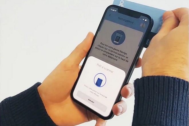L’application mobile RATP permet de recharger son passe Navigo depuis un iPhone