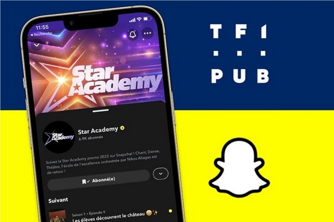 TF1 lance un sponsoring autour de la Star Academy sur Snapchat